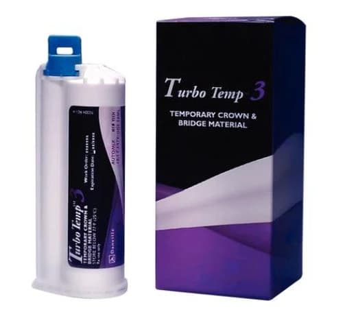 Turbo Temp 3 Temporary Crown & Bridge Material Refill, Bis-Acryl Composite, Shade A3.5, 76 g, 10:1 Cartridge, 1/Pk, 93325 thumbnail 2