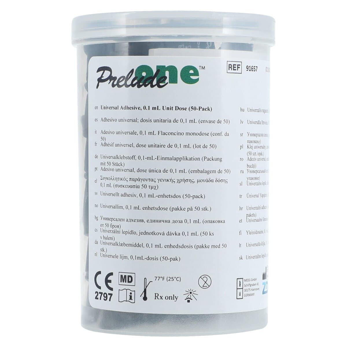 Prelude One Self-Etch Adhesive, Light-Cure, Unit Dose 0.1 mL, 50/Pack thumbnail 3