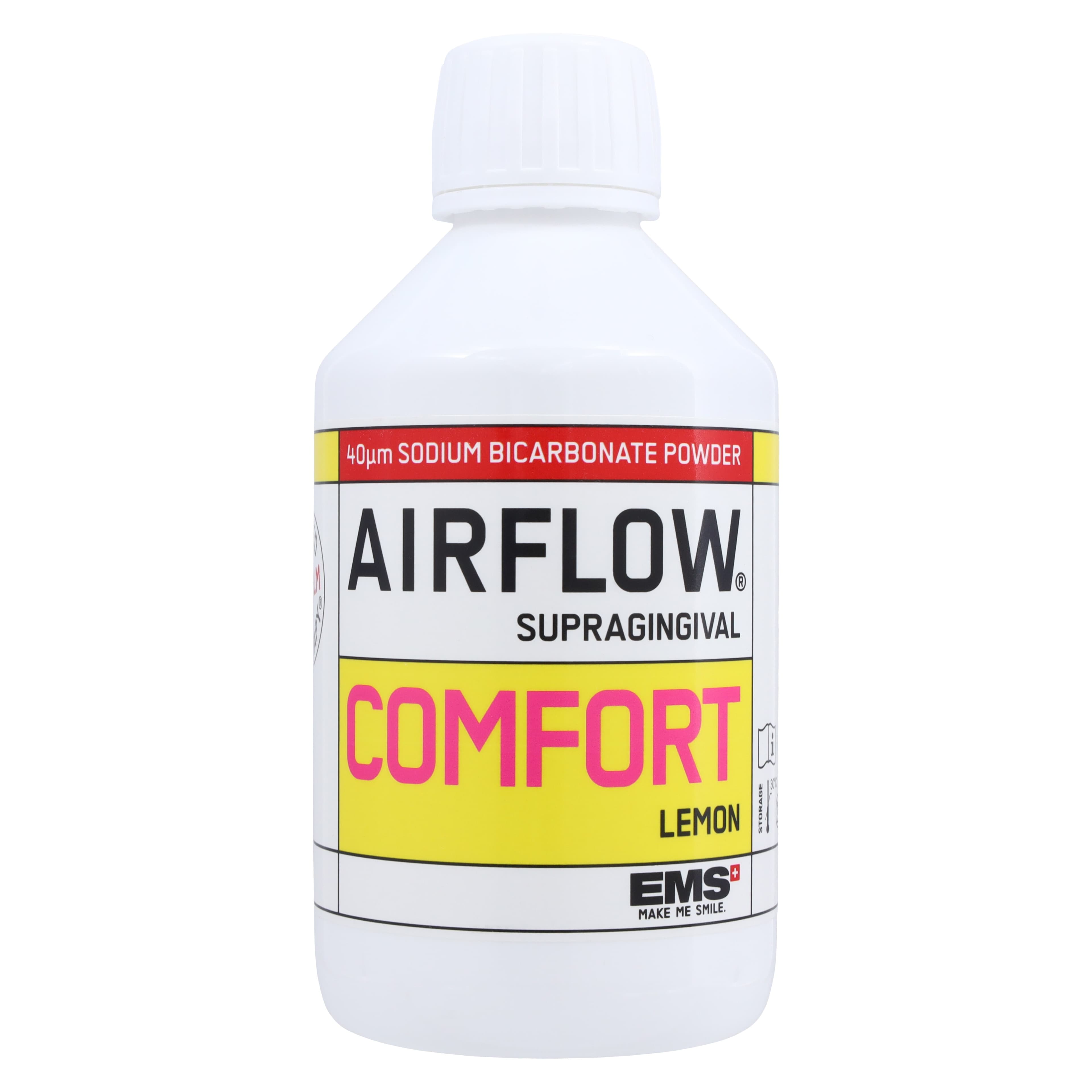 EMS Air-Flow Classic Comfort Prophy Powder, Lemon, 300g Bottle, 4/Pkg, DV-164/A/LEM thumbnail 3
