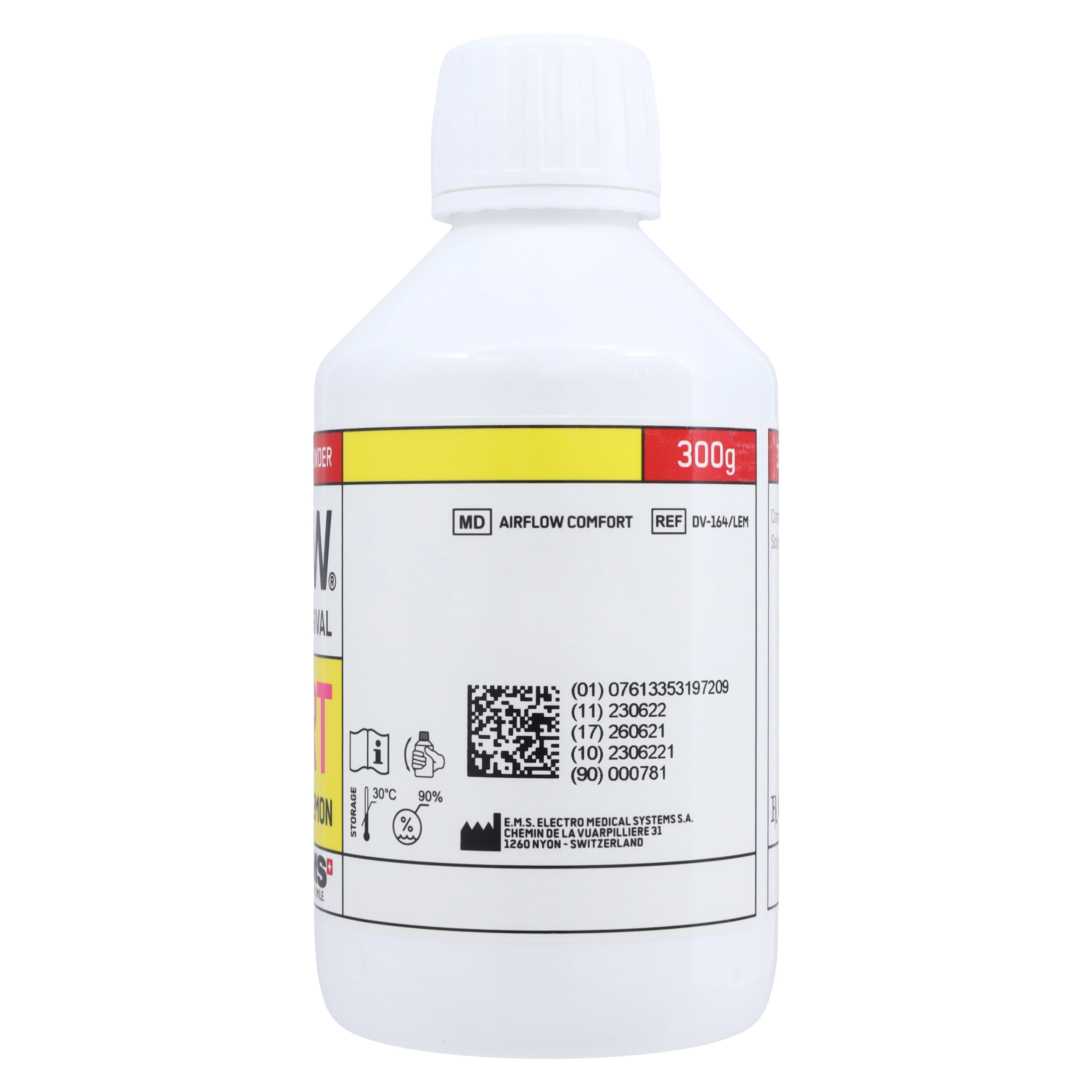 EMS Air-Flow Classic Comfort Prophy Powder, Lemon, 300g Bottle, 4/Pkg, DV-164/A/LEM thumbnail 4
