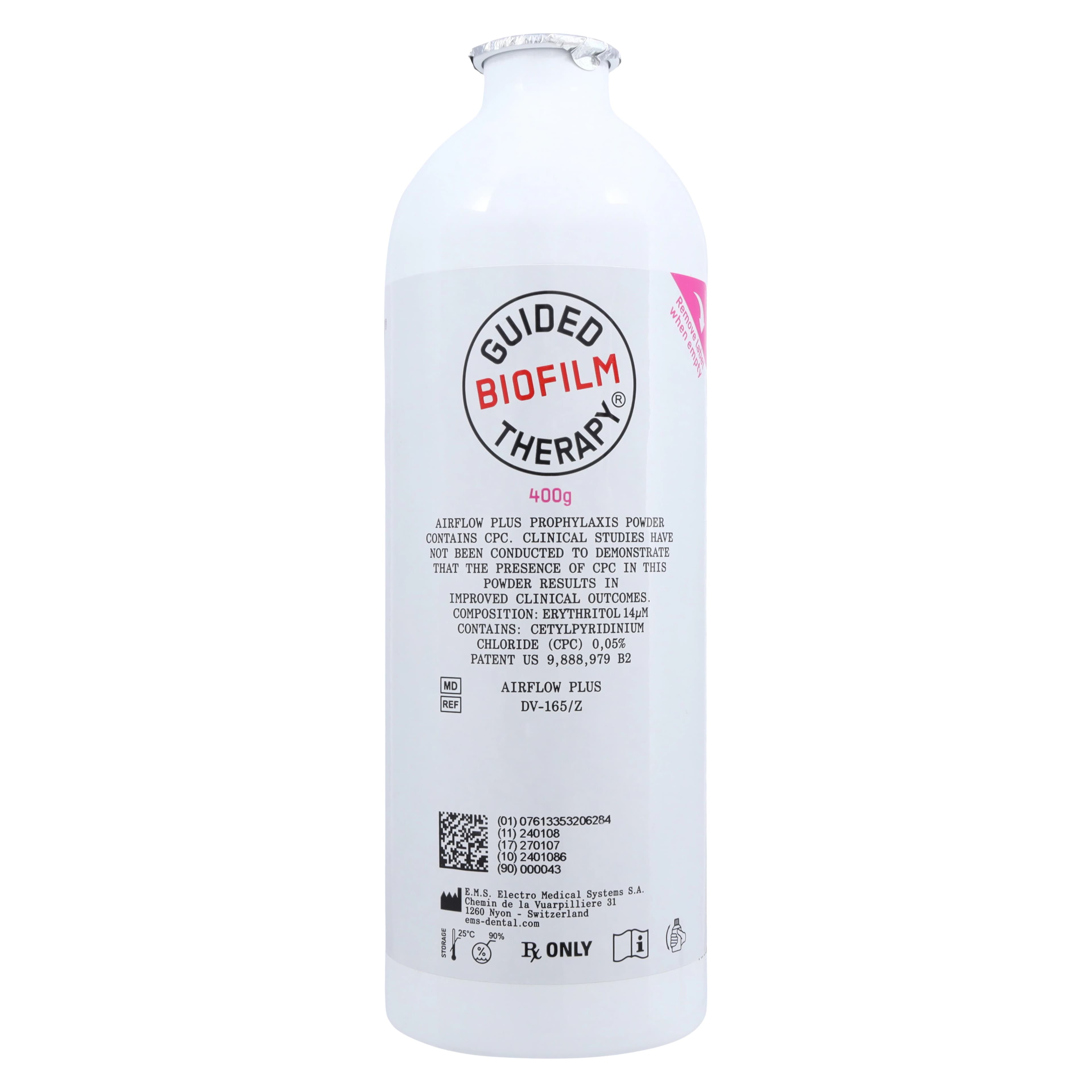 EMS Air-Flow Prophy Powder Plus, 14 Micron Erythritol, 400g Bottle, 4/Pk, DV-165/X thumbnail 4