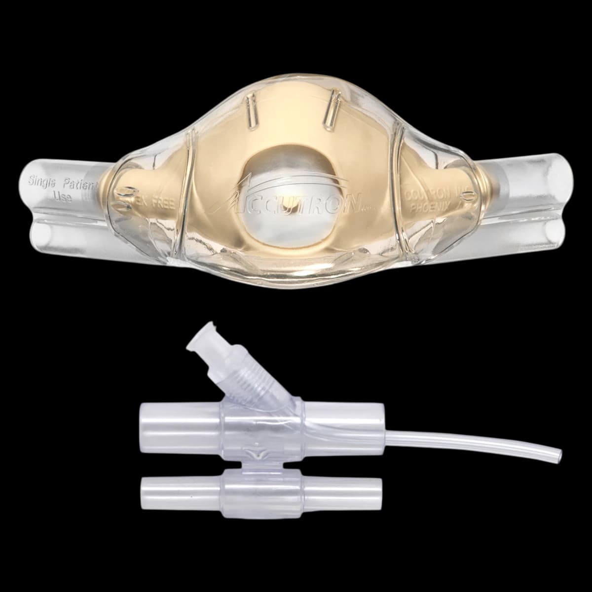 ClearView Nasal Mask and Capnography Bundle, Large Adult, French Vanilla, 12/Pk, 33034-14-CAP - ClearView Nasal Mask and Capnography Bundle Large Adult Vanilla 12/Pk, 33034-14-CAP - Image 1