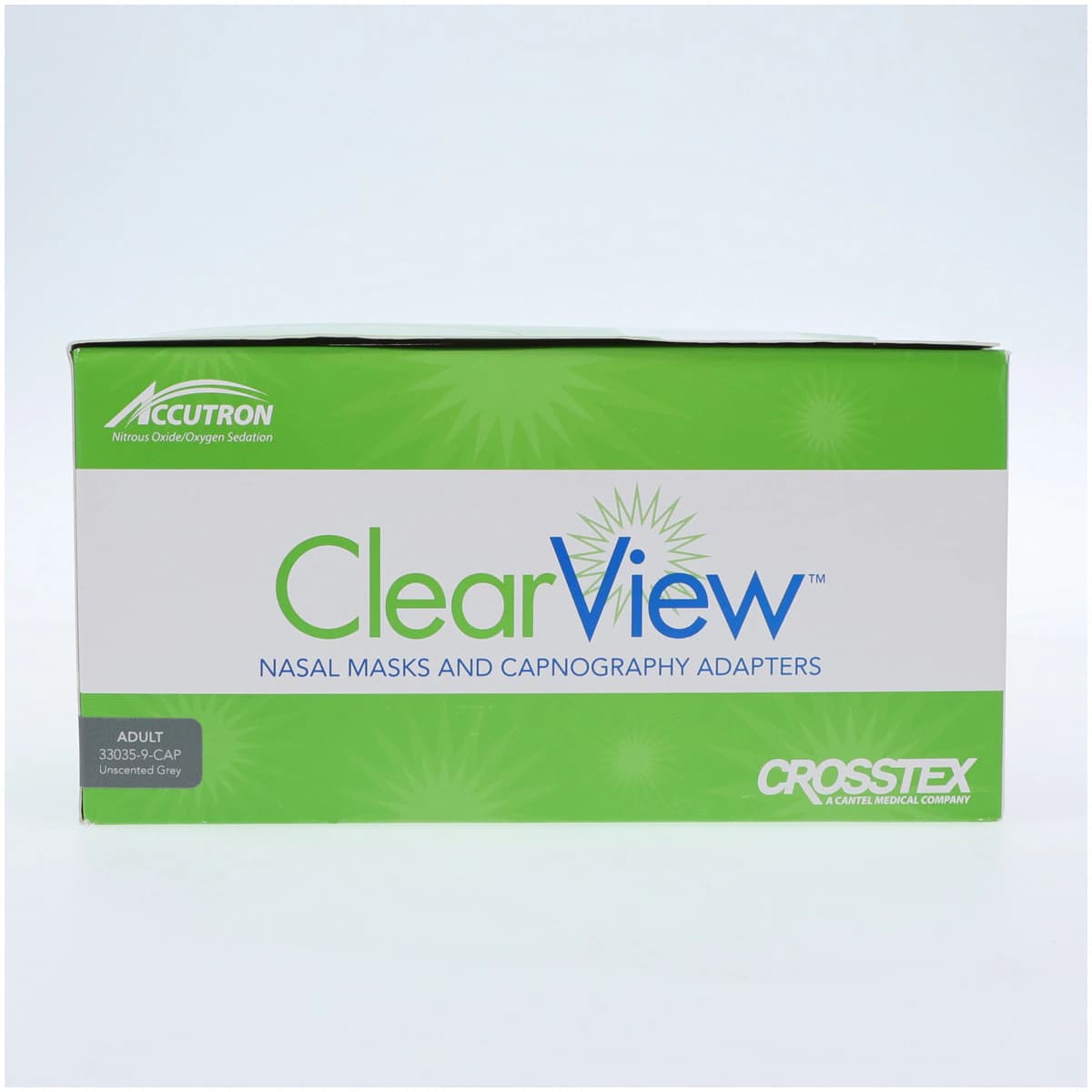 ClearView™ Nasal Mask and Capnography Bundle, Adult, Unscented, Grey, 12/Box, 33035-9-CAP thumbnail 4