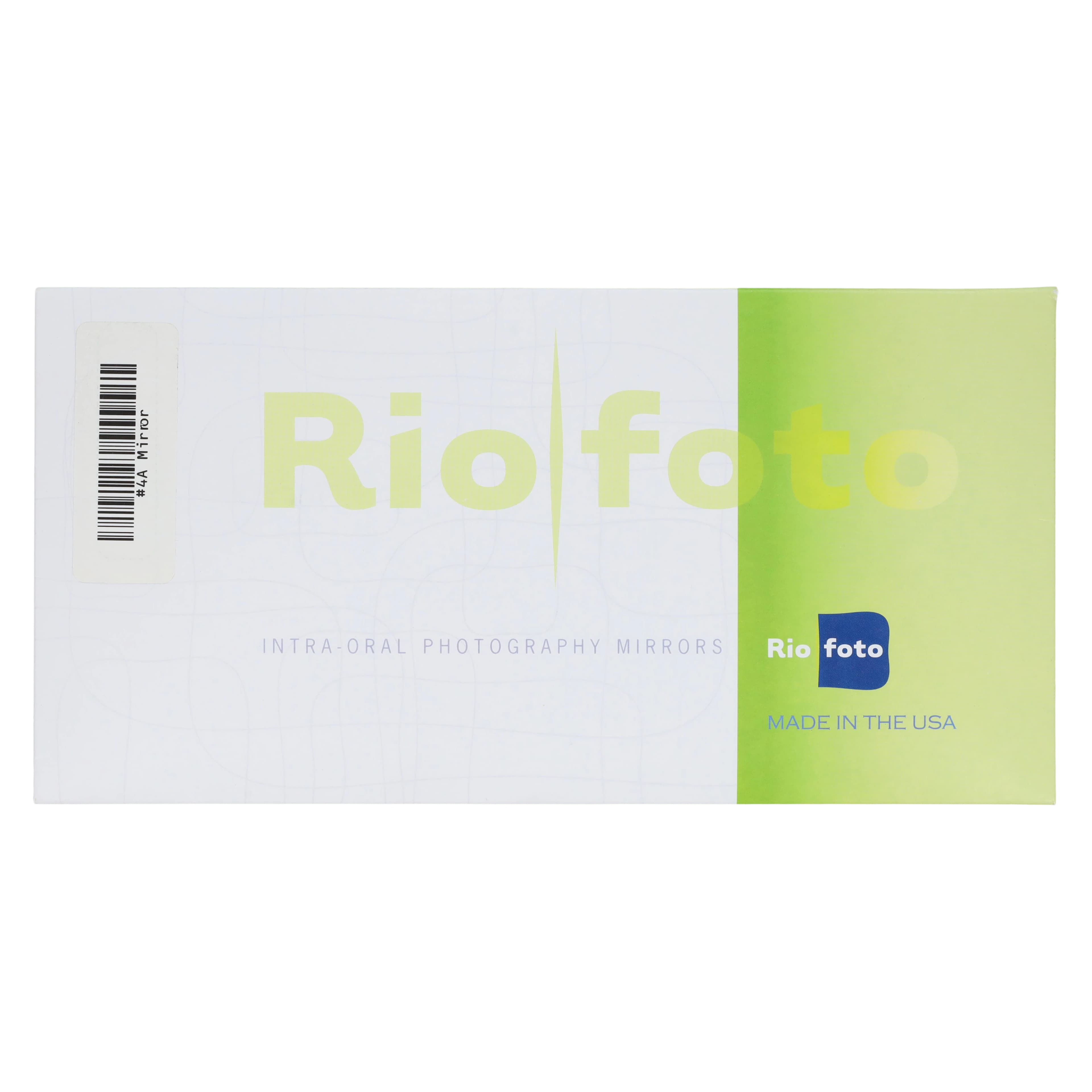 Riofoto Rhodium Coated Intraoral Photography Mirror, #4A Adult X-Long Occlusal, Each thumbnail 2