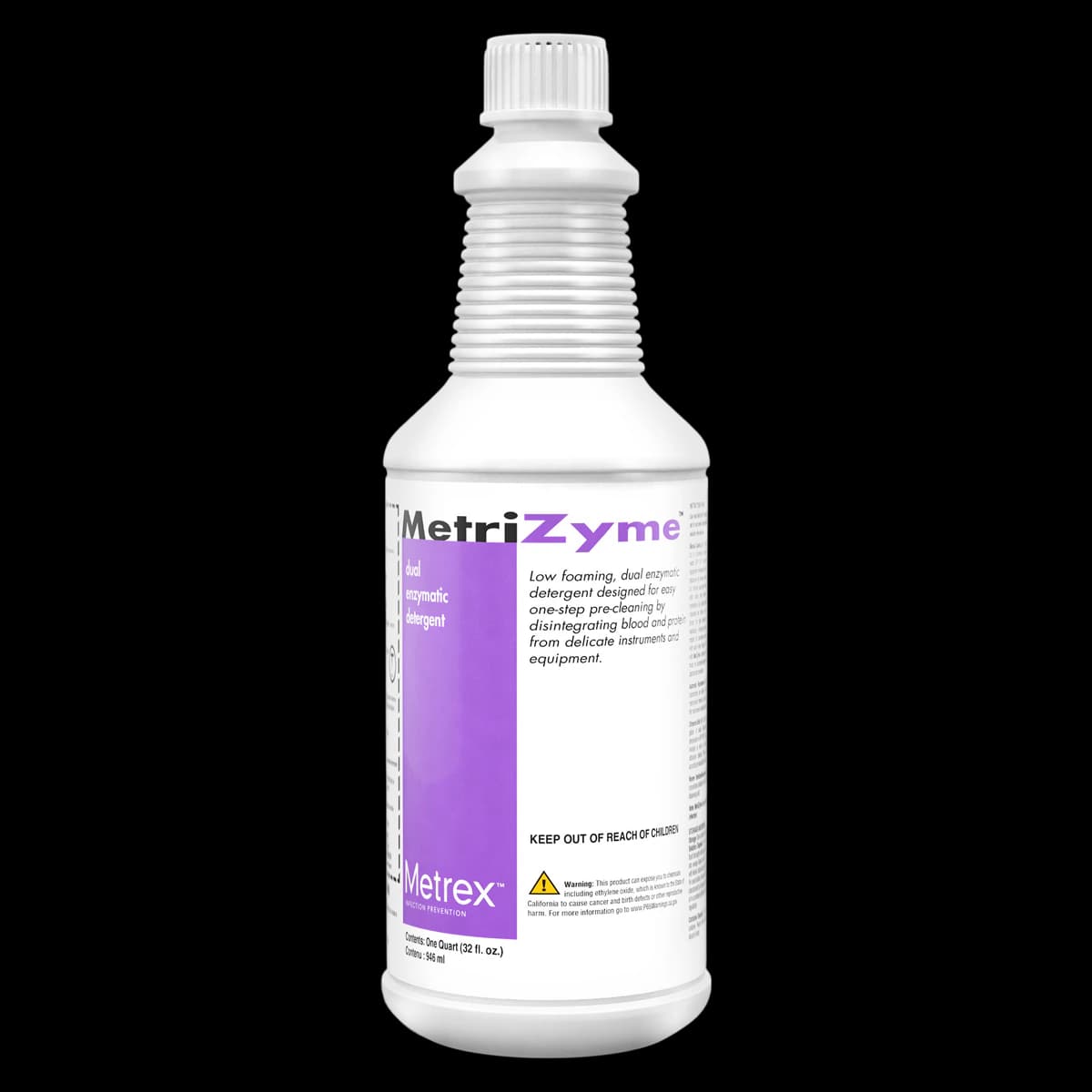 MetriZyme Dual Enzymatic Detergent, pH 7, 1 Qt (32 oz) Bottle, Mint Scent, Low Foaming, 1/Pk thumbnail 3