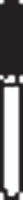 NeoDiamond® Diamond Bur, Friction Grip, Short Shank, Coarse Grit, Round End Taper, #2424CS, 2.4 mm Diameter, 7.0 mm Length, 25/Pkg - NeoDiamond® Crown/Bridge & Operative Diamond Burs – FGSS, 25/Pkg - Coarse, Green, Cone, # 856, 2.4 mm Diameter , 7.0 mm Length - Image 1