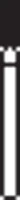 NeoDiamond® Crown/Bridge & Operative Diamond Burs – FG, Medium, Cone, Modified Flat End Taper, #845, 1.8 mm Diameter, 4.0 mm Length, 25/Pkg, 0818.4M - NeoDiamond® Crown/Bridge & Operative Diamond Burs – FG, Medium, Cone, 25/Pkg - Blue, Modified Flat End Taper, # 845, 1.8 mm Diameter, 4.0 mm Length - Image 1