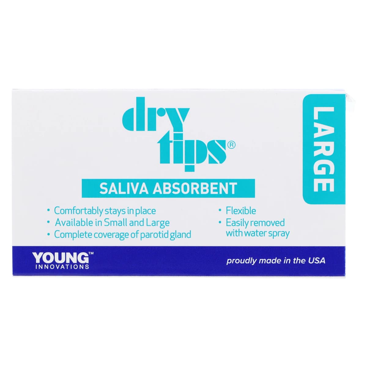 DryTips Cotton Roll Substitute, Large (Adult), White, 50/Pack, 291542 thumbnail 5