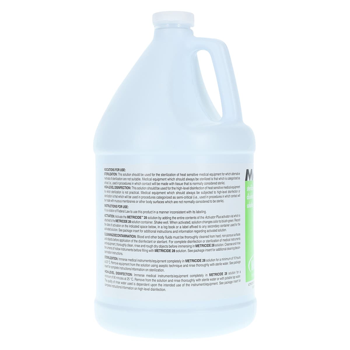 MetriCide 28 High-Level Disinfectant/Sterilant, 2.5% Glutaraldehyde, 1 Gallon with Activator thumbnail 3