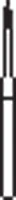 NeoDiamond® FG Diamond Bur, Pointed Cone, Medium Grit, #858 (1310.3M), 0.8 mm Diameter, 3.0 mm Length, Friction Grip, 25/Pkg - NeoDiamond® Crown/Bridge & Operative Diamond Burs – FG, Medium, Cone, 25/Pkg - Blue, Pointed Cone,# 858, 0.8 mm Diameter, 3.0 mm Length - Image 1