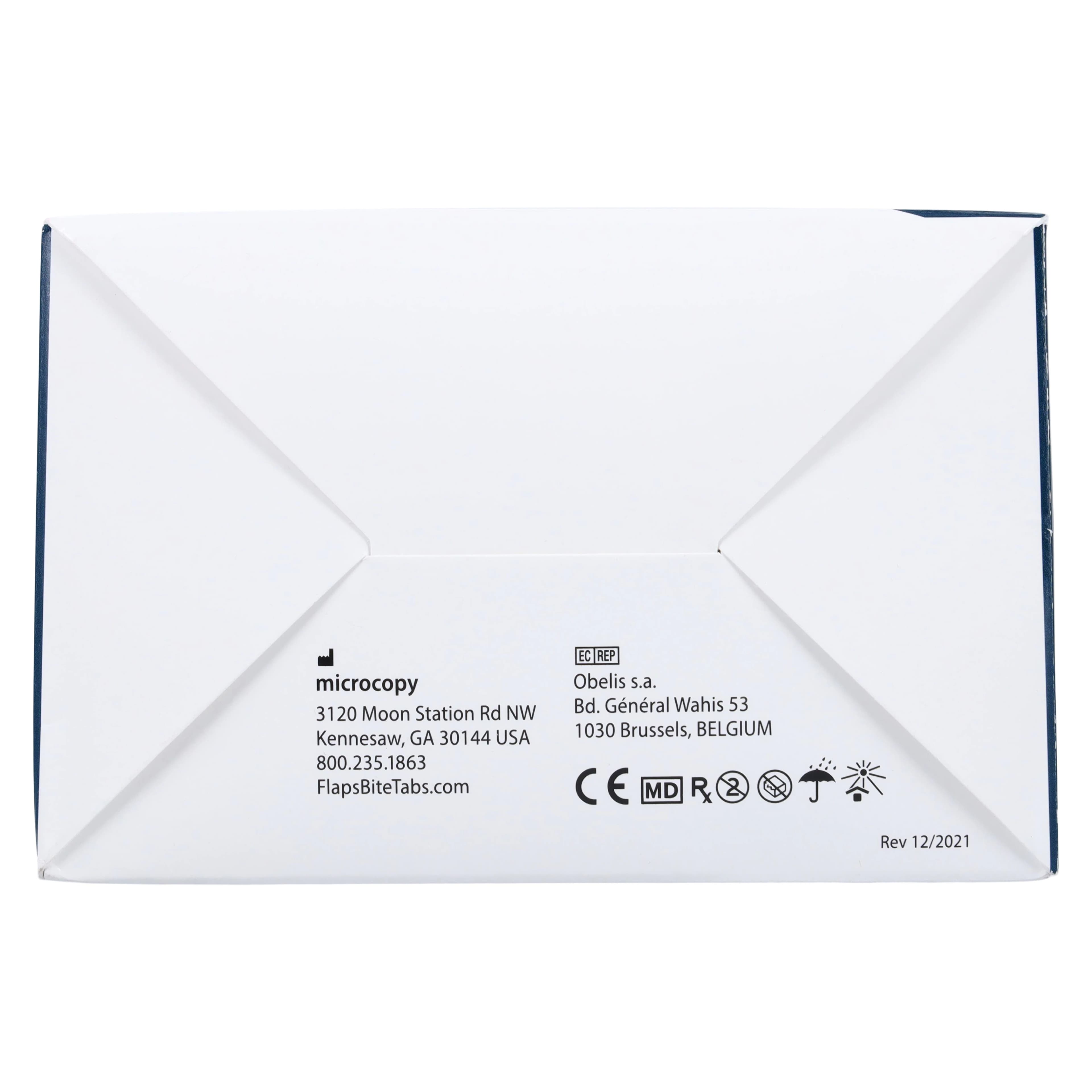 Microcopy FLAPS Original Cushioned Bite Tabs, White, 500/Box, FLF thumbnail 6