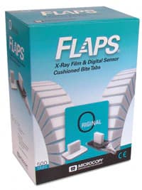Microcopy FLAPS Original Cushioned Bite Tabs, White, 500/Box, FLF thumbnail 2