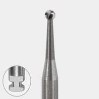 Microcopy NeoBurr Operative Tungsten Carbide Bur, Round RA #4, Right-Angle Latch, 1.4 mm Diameter, 50/Box - Round RA 4 NeoBurr 50/Box - Image 1