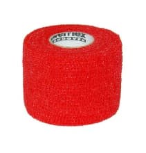 Andover PowerFlex Elastic Athletic Tape, 1.5" x 6 yd, Red, Non-Sterile, Latex-Free, 32/Case - Tape Powerflex Red - Image 1