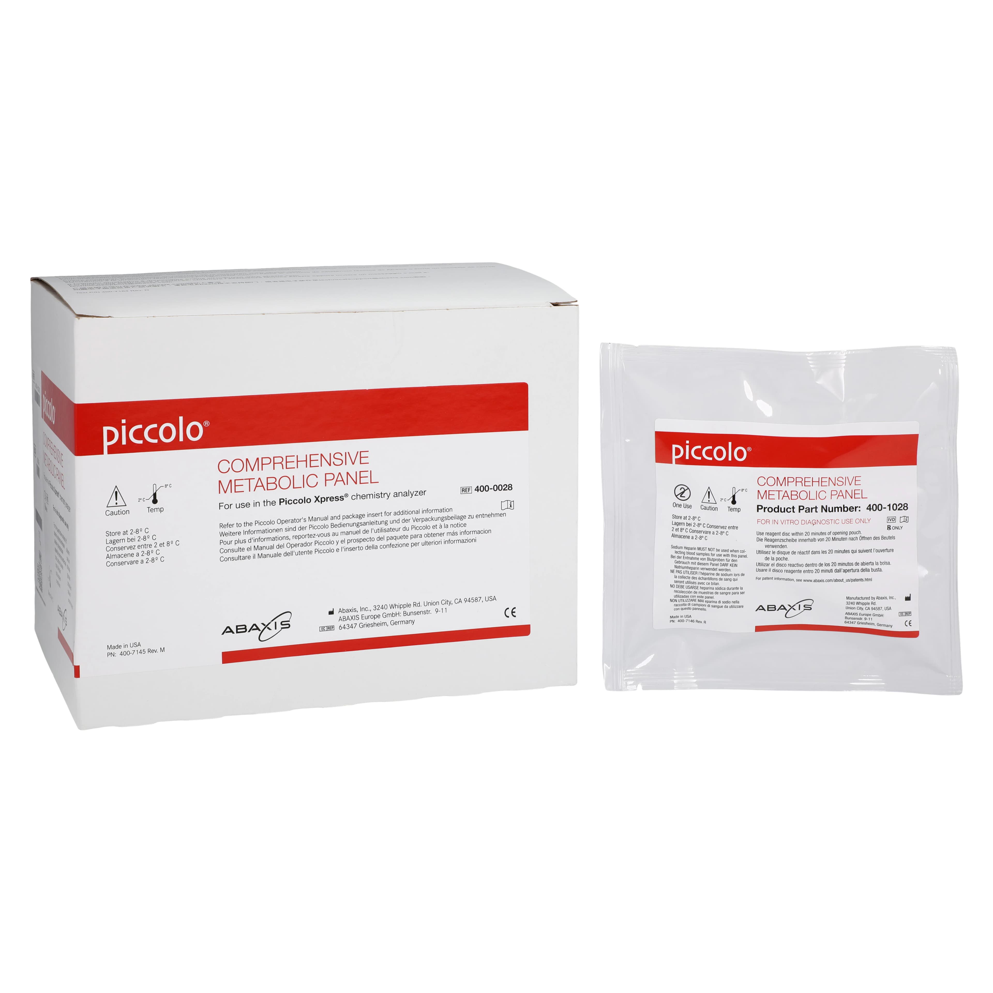 Abaxis Piccolo Xpress Comprehensive Metabolic Panel Reagent Disc, CLIA Waived, 10/Box thumbnail 2
