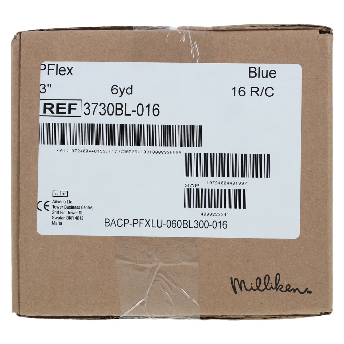 PowerFlex Elastic Athletic Tape, 3" x 6 yd, Blue, Non-Sterile, Latex-Free, 16 Rolls/Case thumbnail 4