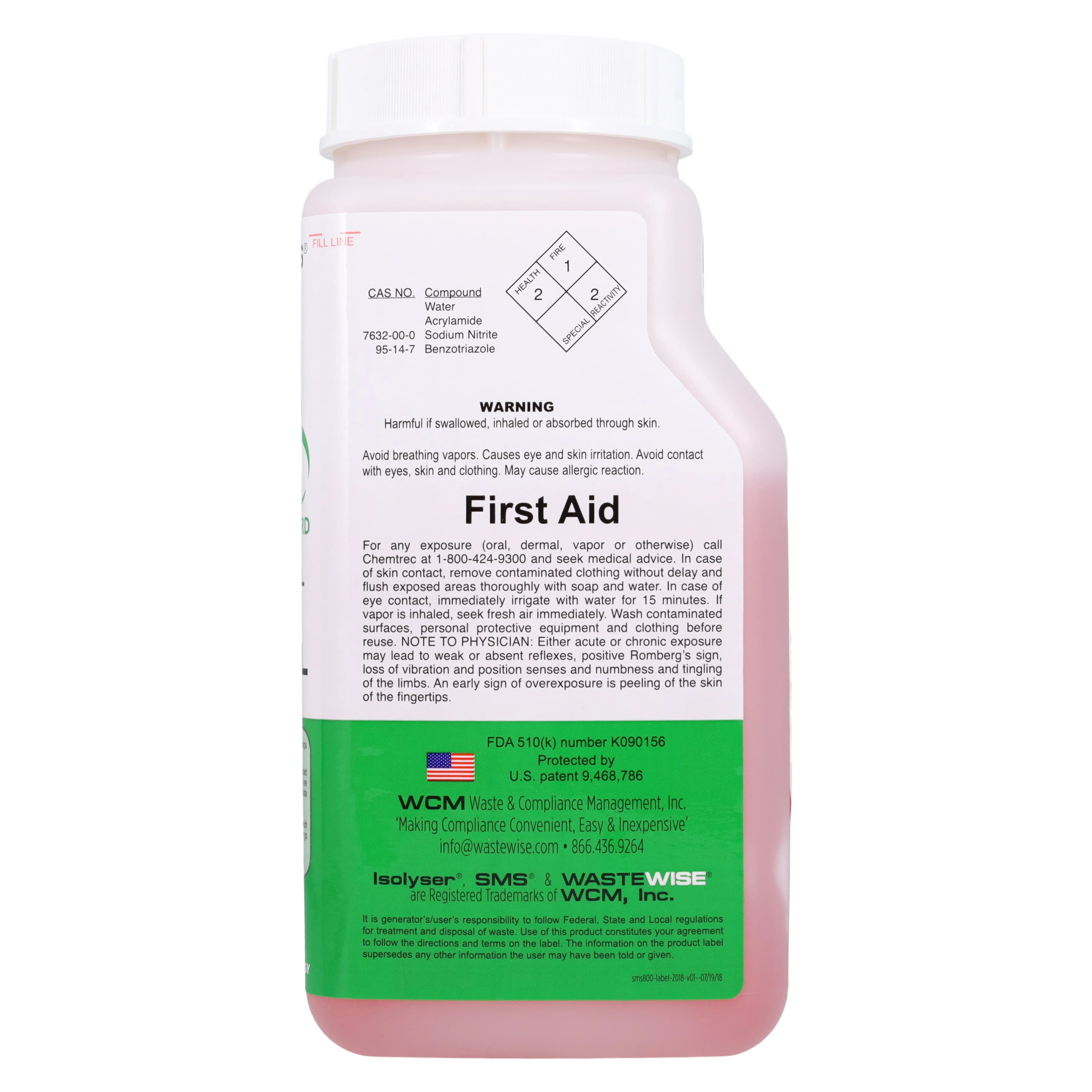 Isolyser/SMS SRS800 Sharps Self-Disposal System Twin Pack, 0.8 Liter (0.23 Gallon) Each, 2 per Box, SRS800 thumbnail 4