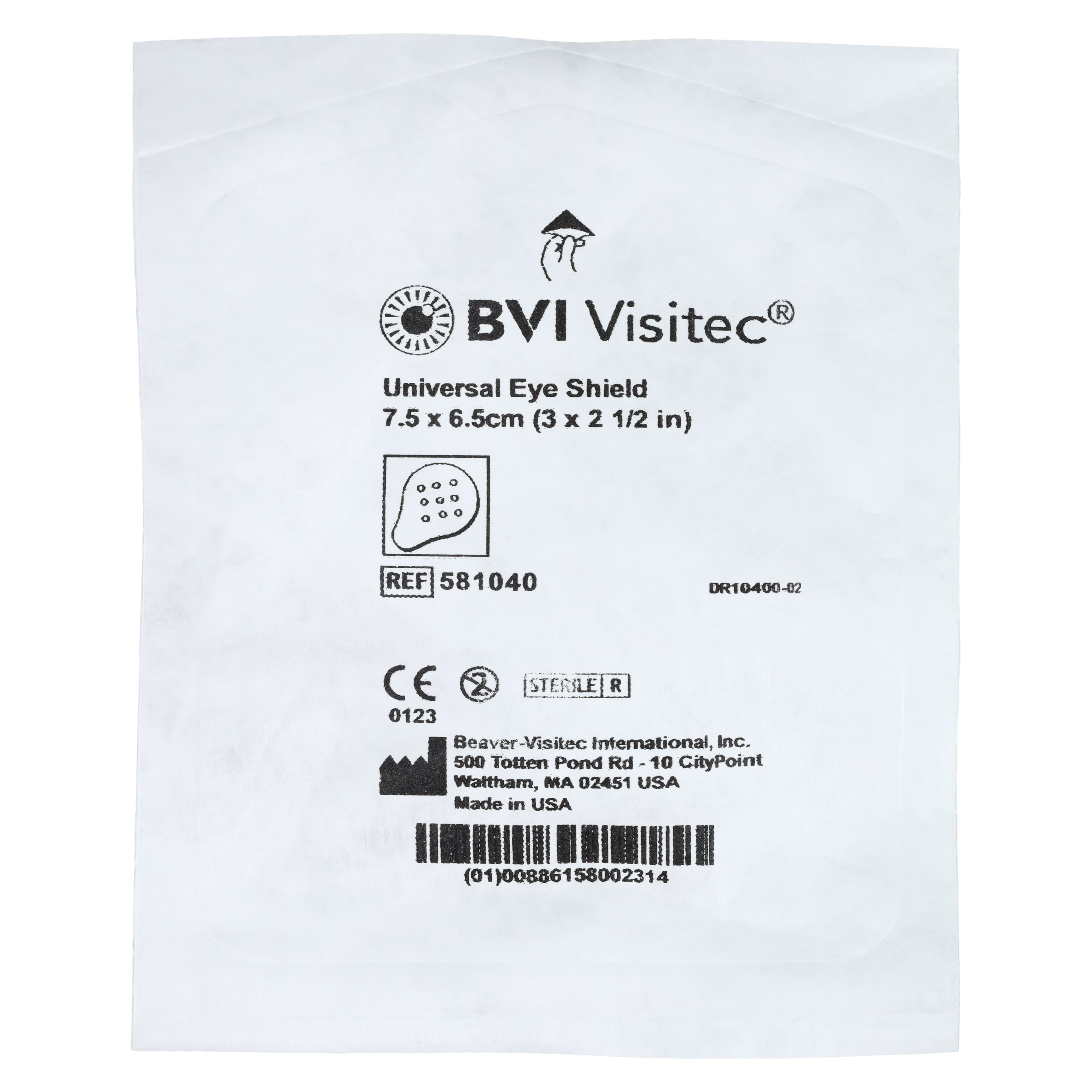 BD Universal Disposable Eye Shield, Clear with Vent Hole, 3" x 2-1/2" thumbnail 2