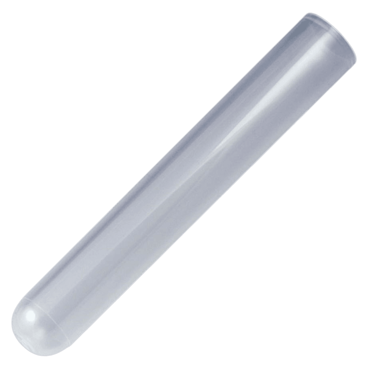 Globe Scientific Polypropylene Culture Tube, 5mL, 12x75mm, Round Bottom, Separate Cap, Non-Sterile, Disposable, 1000/Case - Test Tube - Image 1
