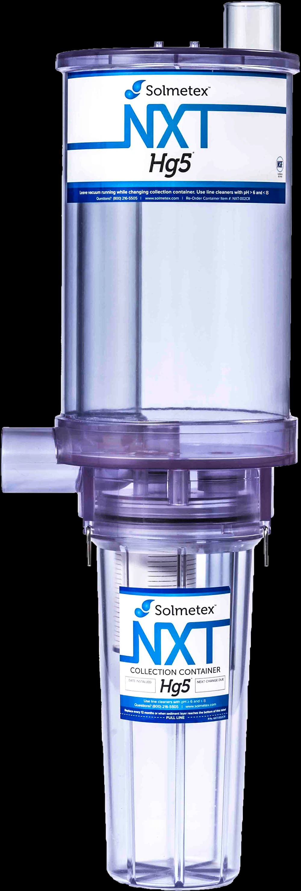 Solmetex NXT Hg5 Amalgam Separator, 1-10 Operatories, 30"H x 11"W x 8"D, NXT-HG5-001 - NXT Hg5 Amalgam Separator, 1/Pk, NXT-HG5-001 - Image 1