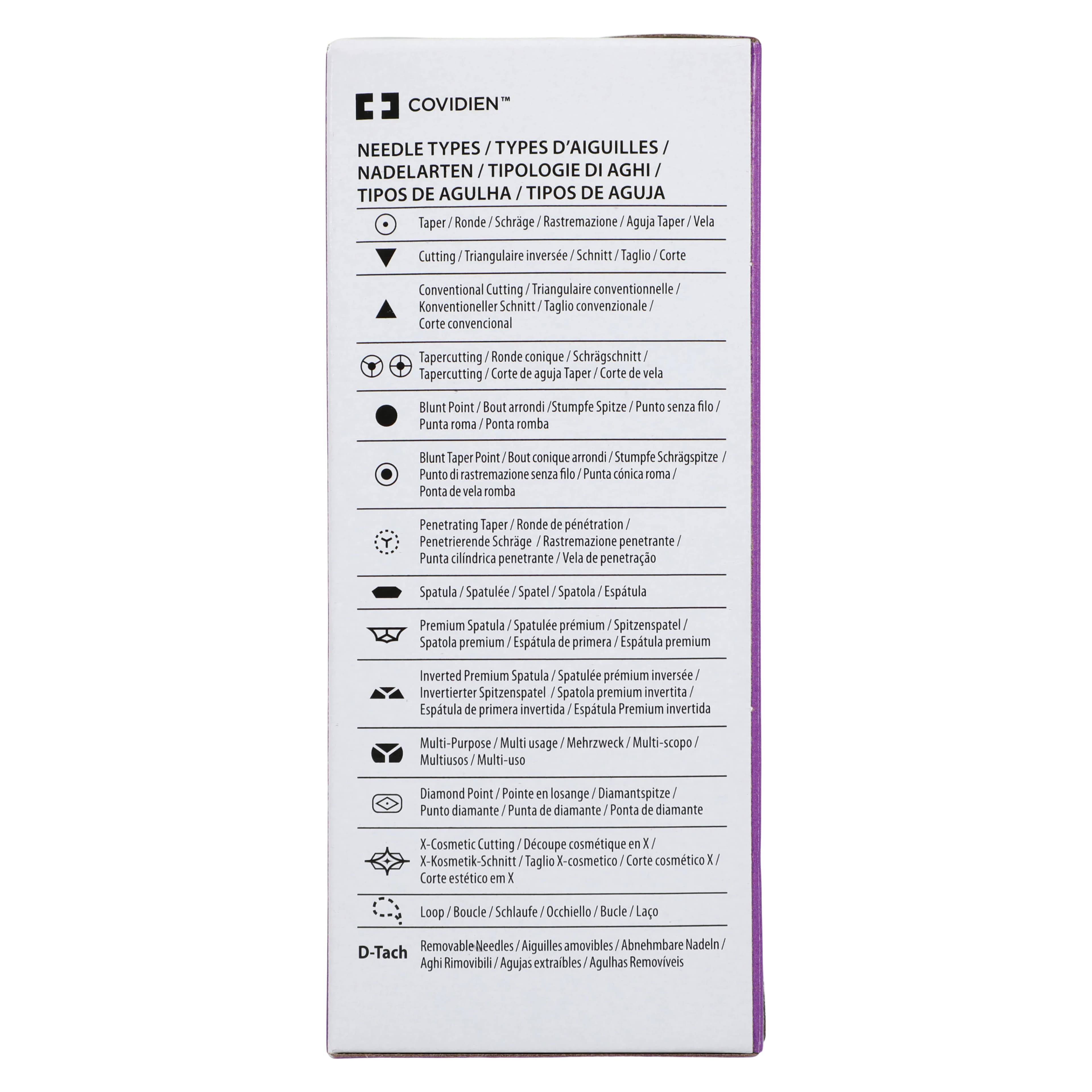 Medtronic Polysorb Absorbable Suture, 5-0, 18", P-22 Premium Reverse Cutting 1/2 Circle Needle 13mm, Undyed, 12/Case thumbnail 5
