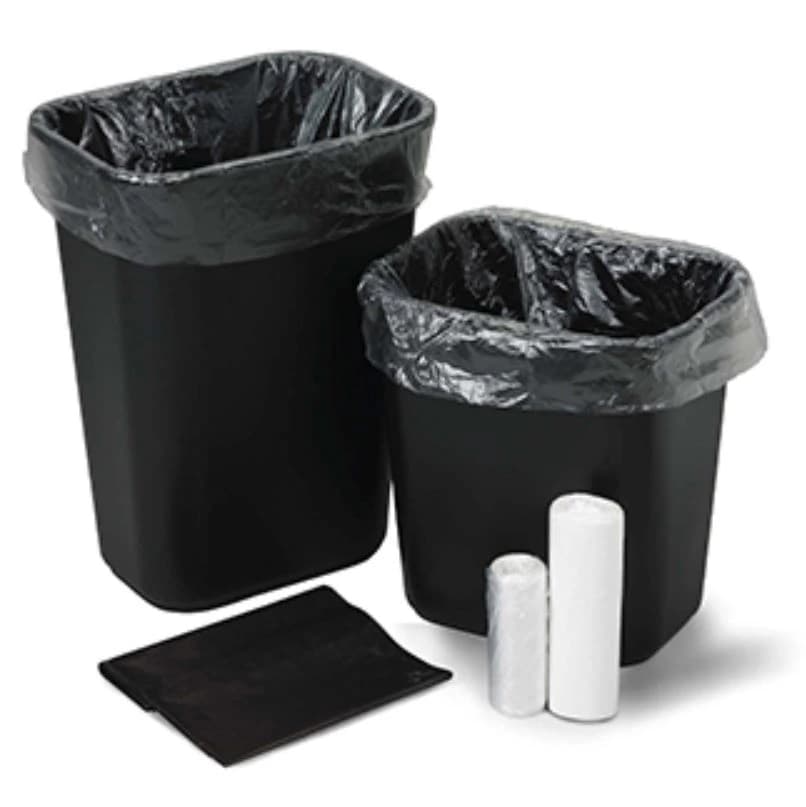 Medegen Trash Bags, LLDPE, 0.4 mil, Star Seal, 50 Bags/Roll, 20 Rolls/Case - Garbage Bags Plastic Brow - Image 1