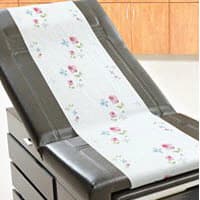 Graham Medical Rose Garden Exam Table Paper, Smooth, 21 in x 225 ft, 12 Rolls/Case - Table Paper Smth Rose Garden - Image 1