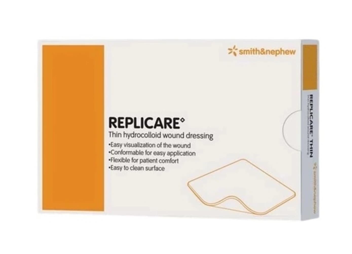 Replicare Hydrocolloid Wound Dressing, 6x6" Polyurethane Film, Absorbent, Smith & Nephew - Replicare Dressing - Image 1