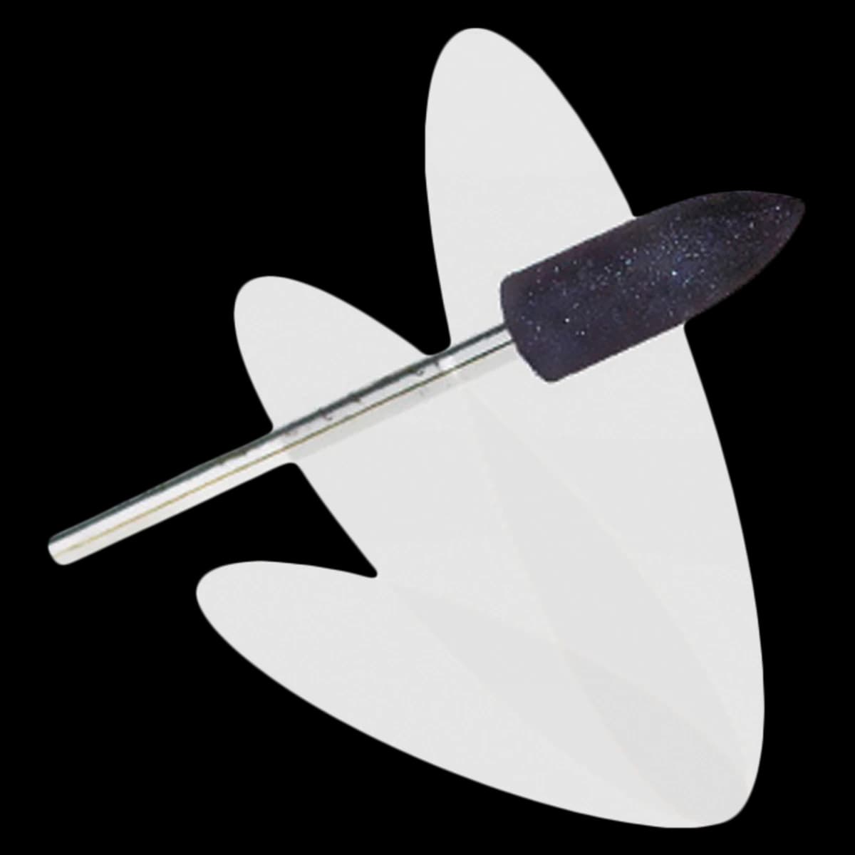 TCS Brown Rubber Point, Small, Handpiece Finishing Tool, 12/Pk - TCS Brown Rubber Point, Small, 12/Pk - Image 1