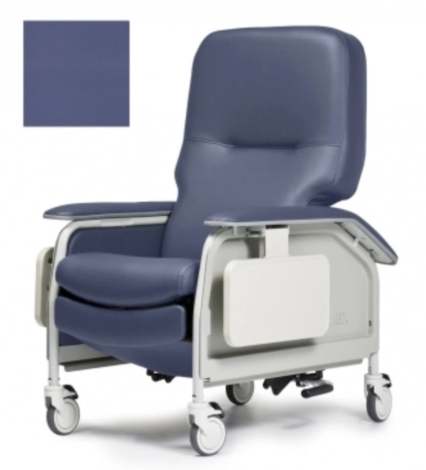 Graham-Field Clinical Care Recliner, 350 lb Capacity, Royal Blue, 1/Each - Recliner Clincal-care Col - Image 1