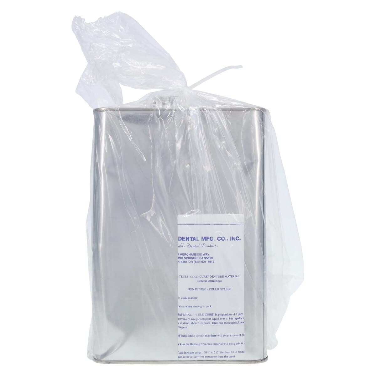 Teets CC Liquid Denture Resin, Cold Cure, Gallon thumbnail 2