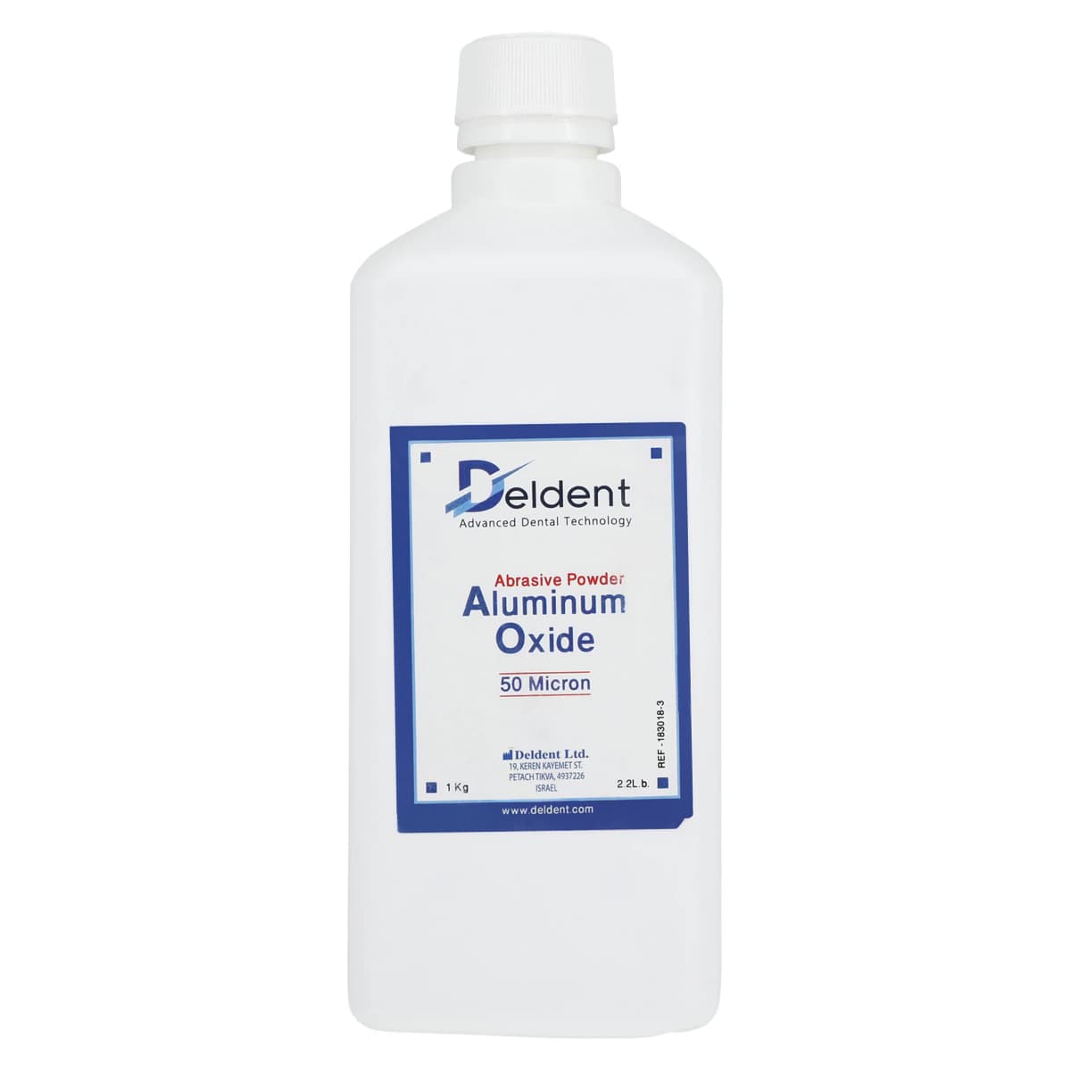 Aluminum Oxide 50 Micron, White, 2 lb/Bottle - Aluminum Oxide 50 Micron - Image 1