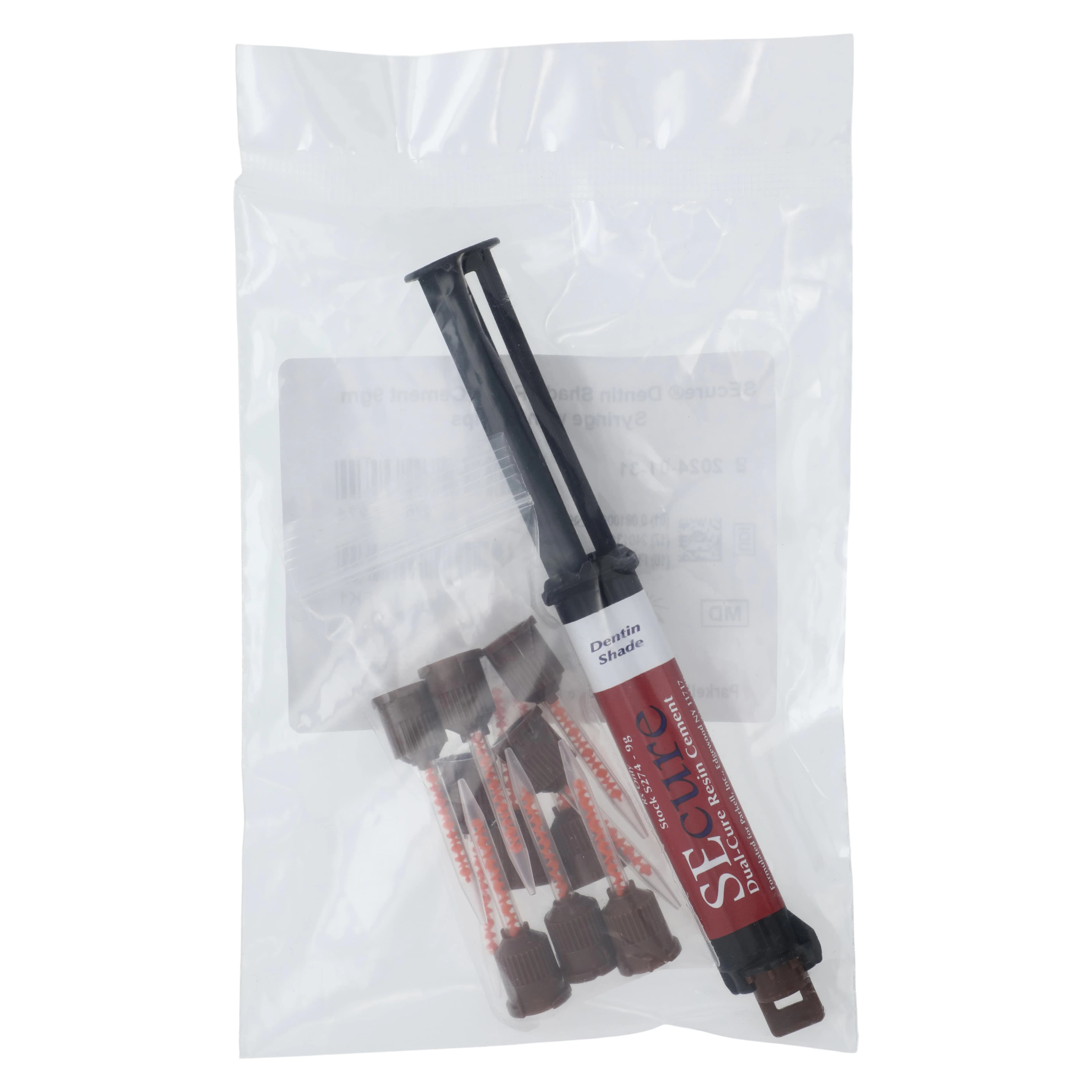 Parkell SEcure Dual-Cure Resin Cement, Dentin Shade, Syringe Refill, 9 g, 1/Pk, S274 thumbnail 8
