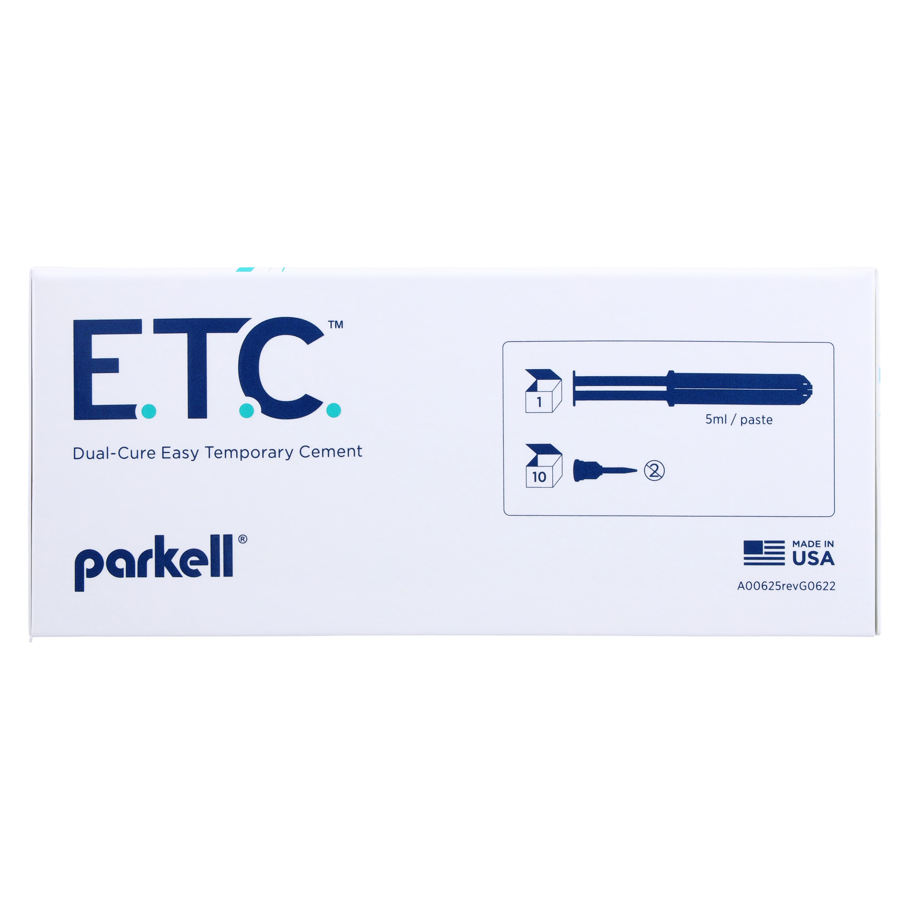 Parkell E.T.C. Easy Temporary Cement, 5 ml Automix Syringe with 10 Mixing Tips, Translucent, S255 thumbnail 8