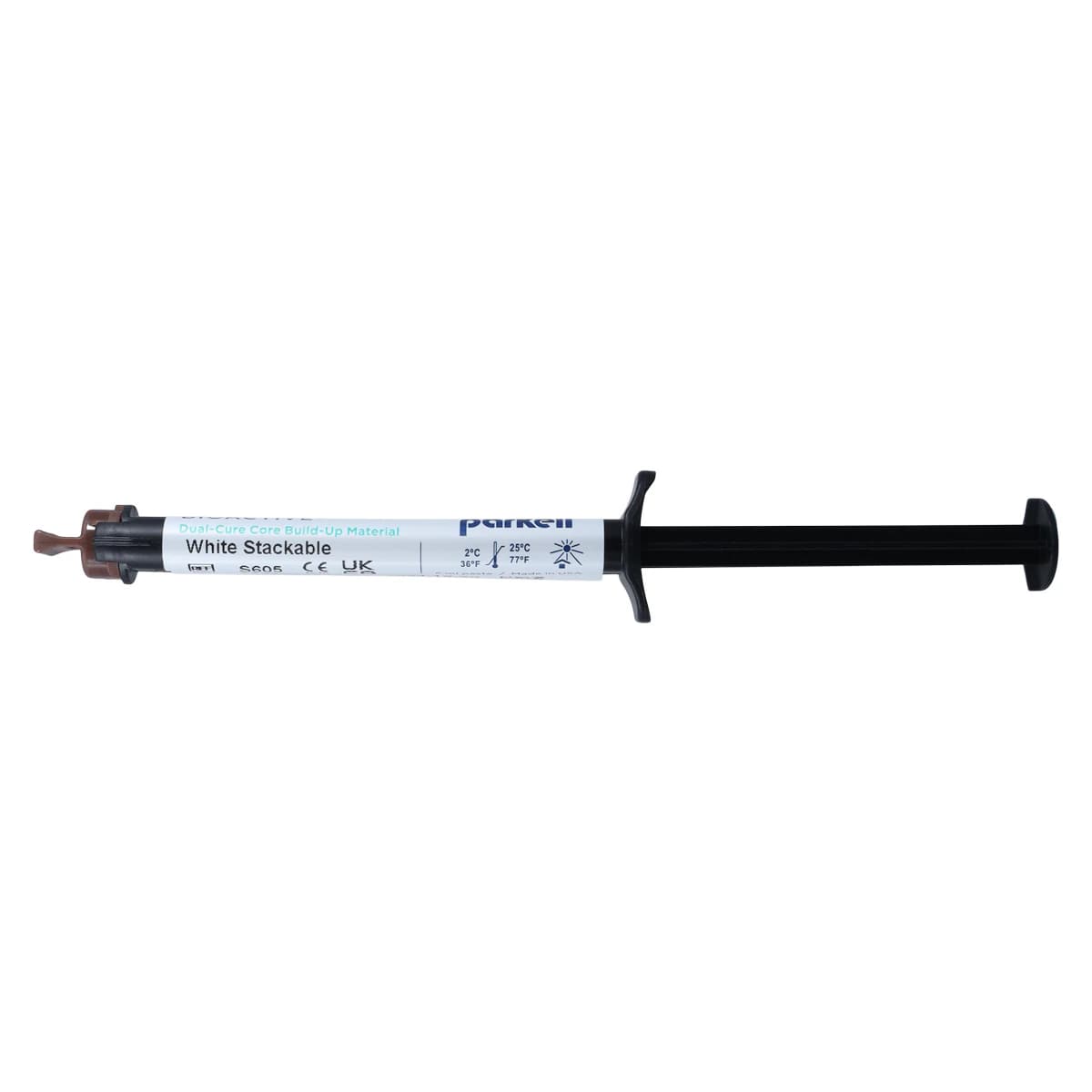 Predicta Bioactive Dual-Cure Core Build-Up Material, Stackable Syringe Refill, 5 ml, White, 1/Pk, S605 thumbnail 3