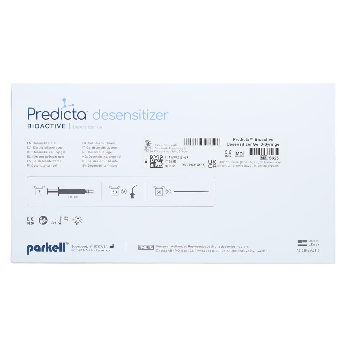 Predicta Bioactive Desensitizer Gel, 3 mL Syringe Kit, 3/Pk, S625 thumbnail 10