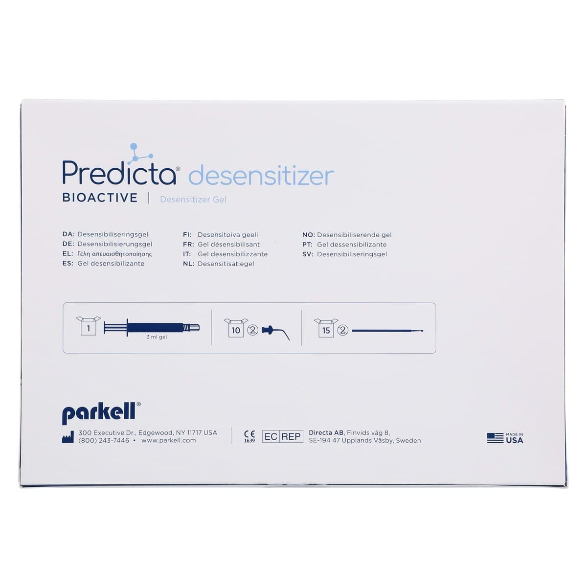 Predicta® Bioactive Desensitizer Gel Single Syringe Kit, 3 mL Syringe with 10 Applicator Tips & 15 Applicator Brushes, S626 thumbnail 10