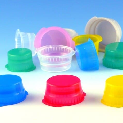 Globe Scientific Snap Cap for Vacuum/Test Tubes, Polyethylene, Red, 16mm, 1000/Pk thumbnail 2