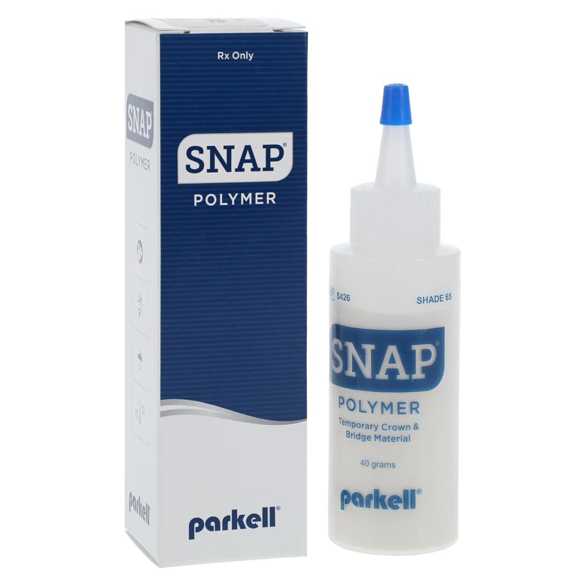 SNAP Self-Cure Resin Powder, Shade 65 (A3/D3), 40 g, Refill, S426 - SNAP Resin powder No. 65 (A3/D3) 40g - Image 1