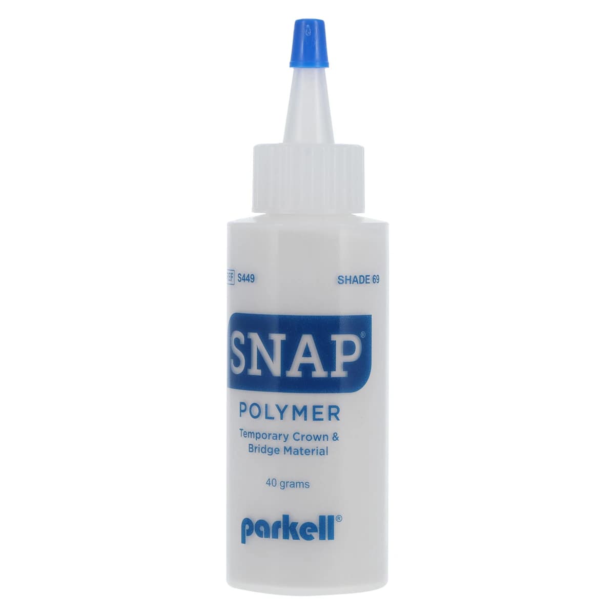 Parkell Snap Temporary Crown & Bridge Acrylic Powder, Shade #69 (C2/D4), 40 g Refill, S449 thumbnail 2