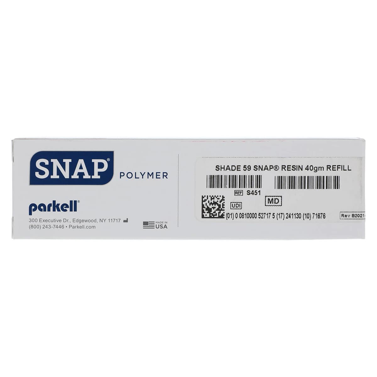 Snap Temporary Crown & Bridge Acrylic Powder, Shade #59 (B1), 40 g Bottle, Refill, S451 thumbnail 5