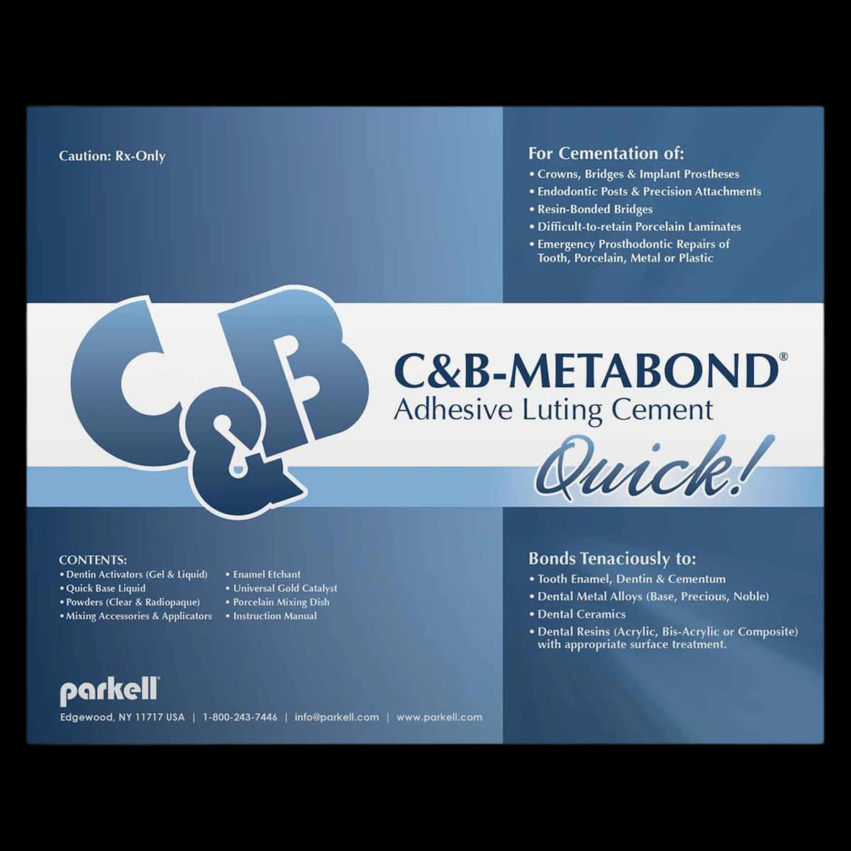 C&B Metabond Quick Adhesive Cement System Kit (S380) - C&B Metabond Quick Adhesive Cement System - Image 1