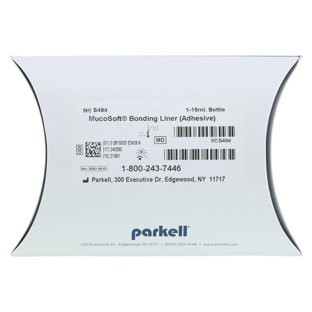 Parkell MucoSoft Silicone Adhesive Bonding Liner, Refill, 15 ml, 1/Pk, S494 thumbnail 6
