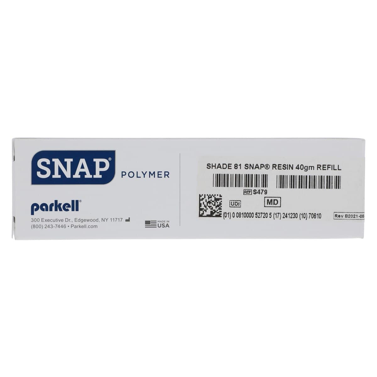 Snap Temporary Crown & Bridge Material, Self-Cure Acrylic Powder, Shade #81 (A3.5/B3), 40 g Bottle, S479 thumbnail 5