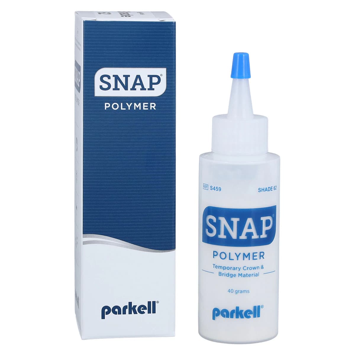 Parkell SNAP Self-Cure Resin Powder, Shade 62/A2, 40g Bottle, S459 thumbnail 2