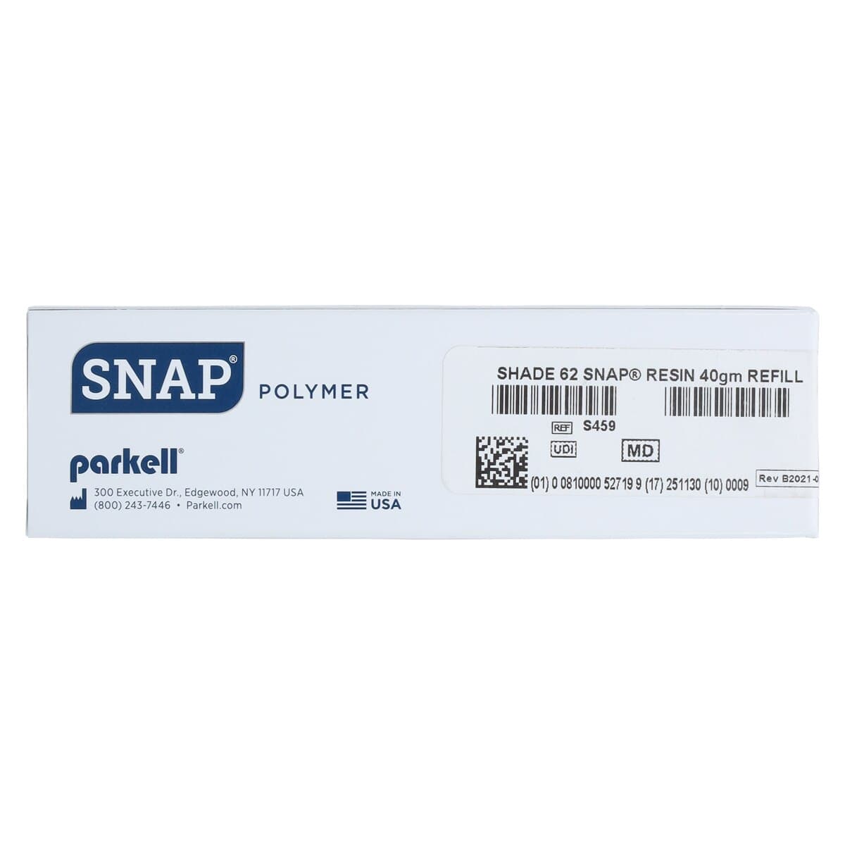 Parkell SNAP Self-Cure Resin Powder, Shade 62/A2, 40g Bottle, S459 thumbnail 8