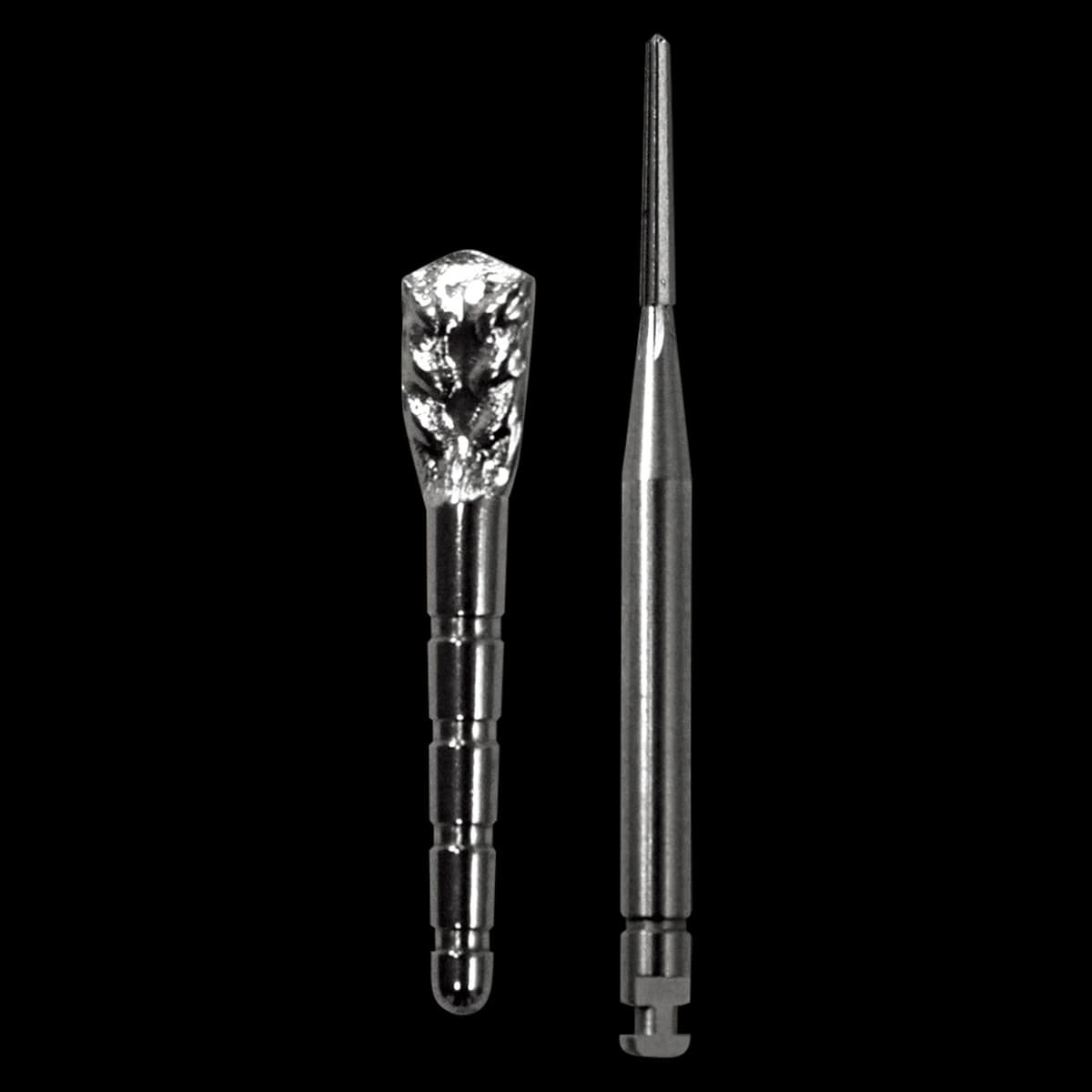 Parkell C-I Stainless Steel Post Refill, #3 Medium, Flat Head, 20/Pkg with C Drill, S119 - C-I #3 Medium Stainless Steel Post Refill Pack of 20 - Image 1