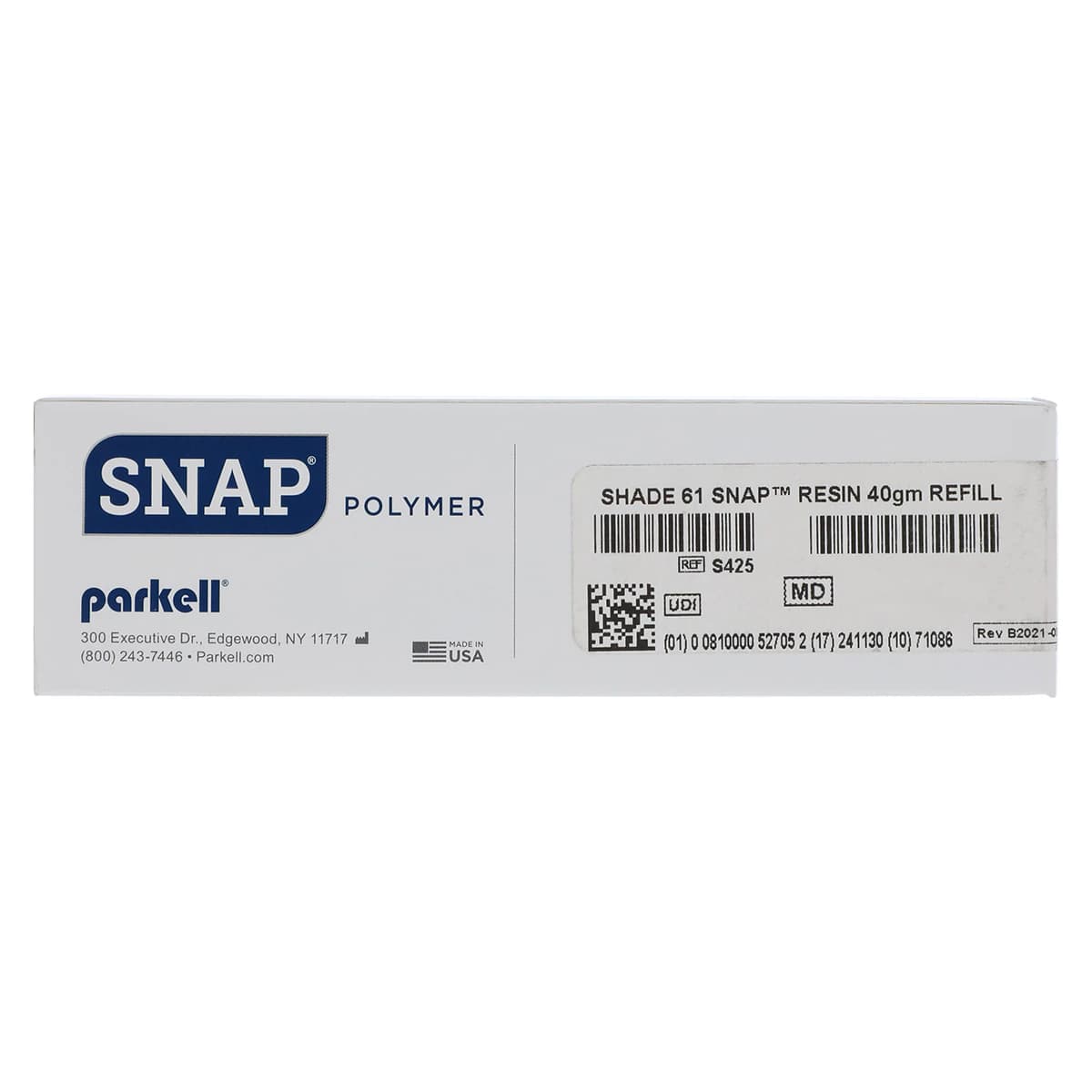 Parkell Snap Temporary Crown & Bridge Material, Self-Cure Acrylic Powder, Shade #61 (B2), 40 g Bottle, S425 thumbnail 5