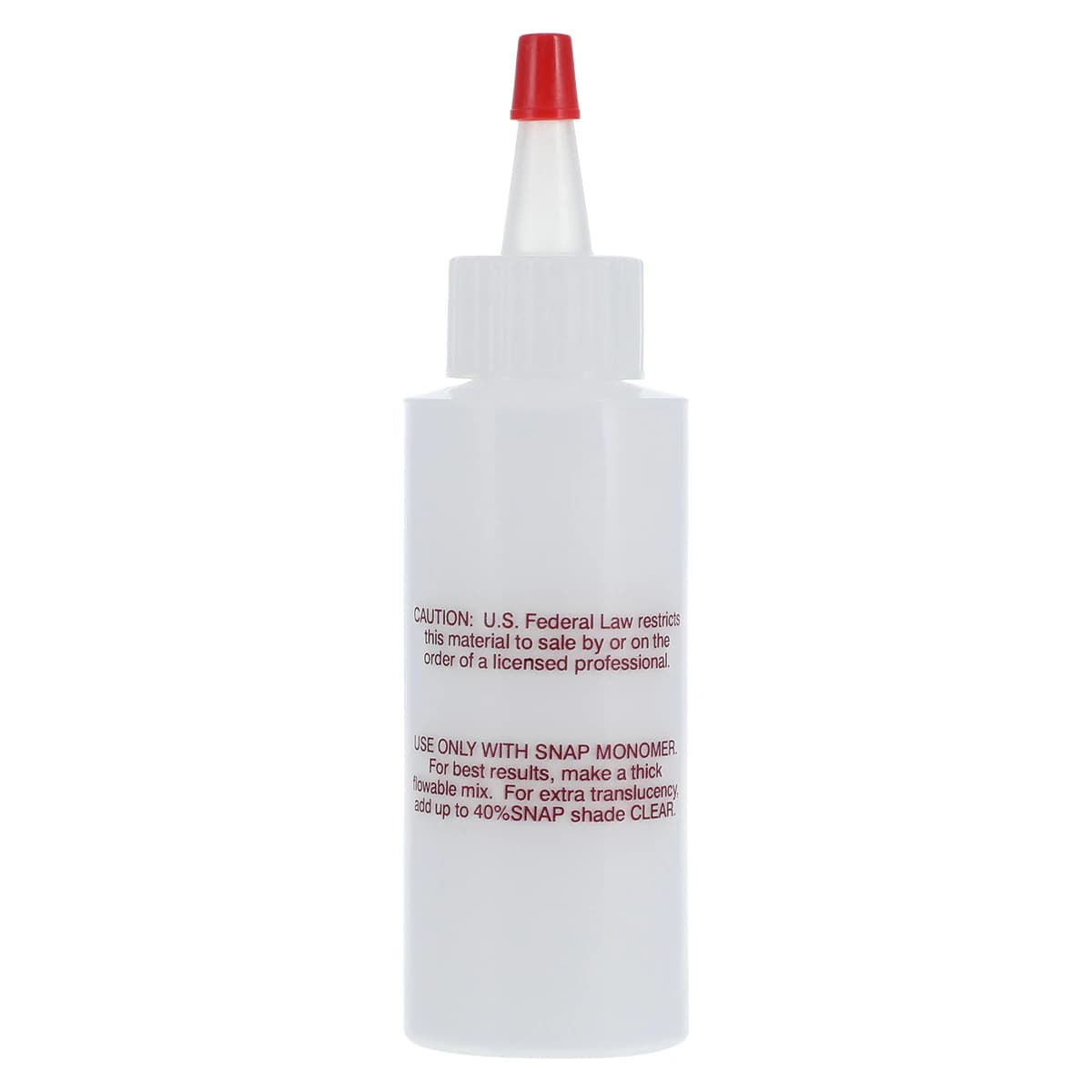 Parkell SNAP Temporary Crown & Bridge Material, Self-Cure Acrylic Powder, Clear Incisal, 40 g Bottle, S429 thumbnail 3