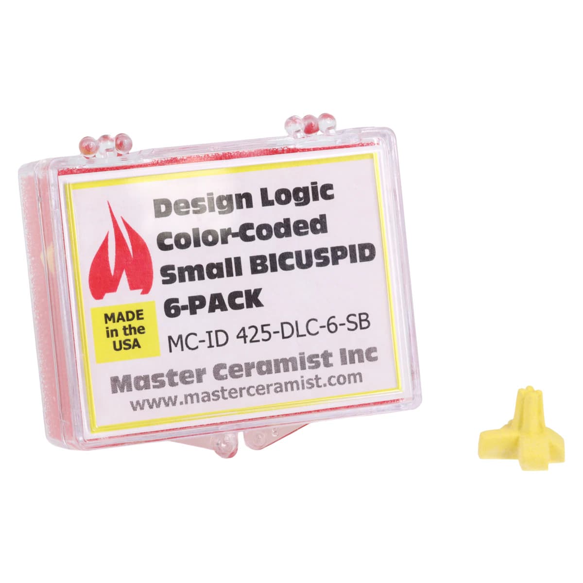 Design Logic Color-Coded Pegs Firing Tray Accessory, Small Bicuspid, 6/Package thumbnail 2